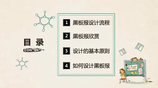 童趣版黑板报设计培训课件ppt模板