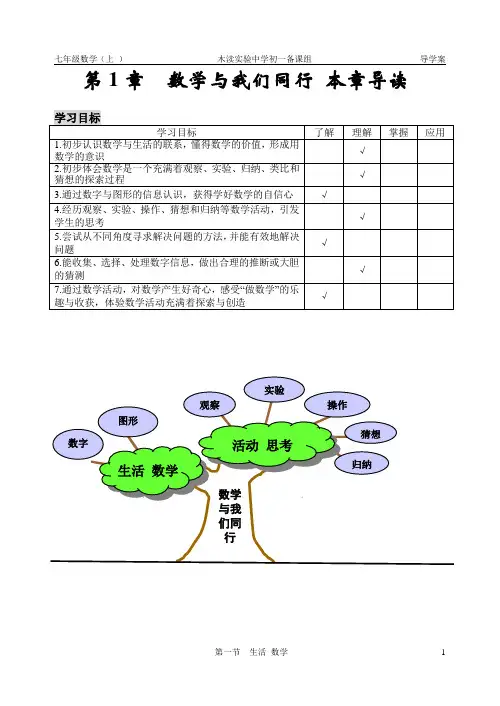 第一章 数学与我们同行