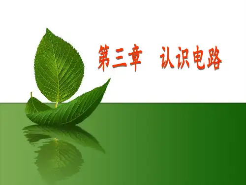 教科版九年级物理上册课件第三章 认识电路