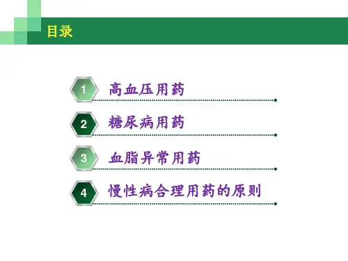 常见慢性病合理用药ppt课件