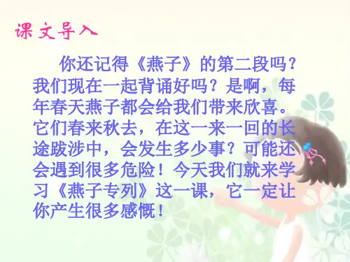 燕子专列 课件