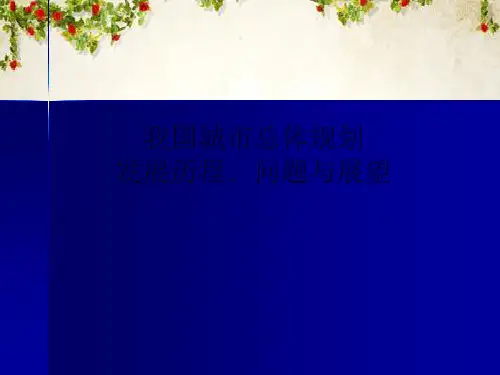 我国城市的总体规划(ppt 82页)