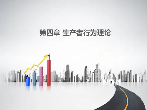 第四章生产者行为理论(1)