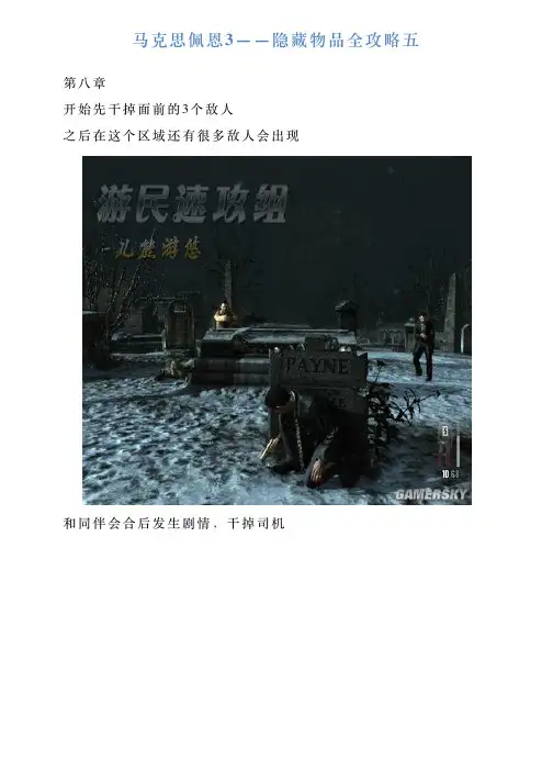 马克思佩恩3——隐藏物品全攻略五