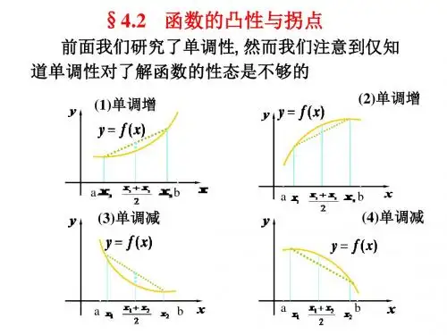4.2 函数的凸性与拐点