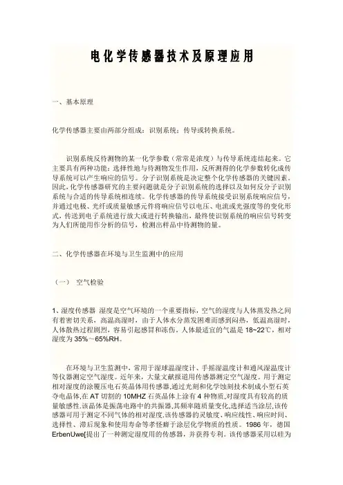 电化学传感器