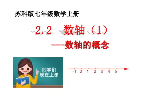 【初中数学++】数轴+数轴的概念课件+苏科版数学七年级上册
