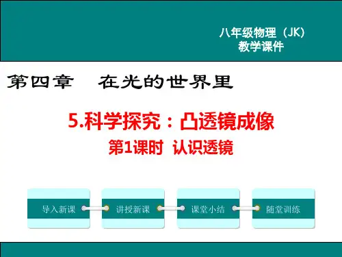 教科版八年级物理上科学探究：凸透镜成像ppt公开课教学课件