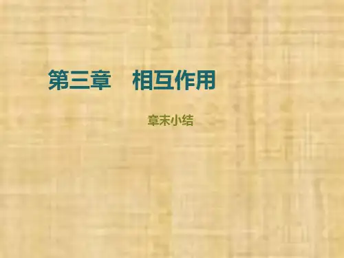 新人教版必修1第3章《相互作用》章末小结课件 (共27张PPT)