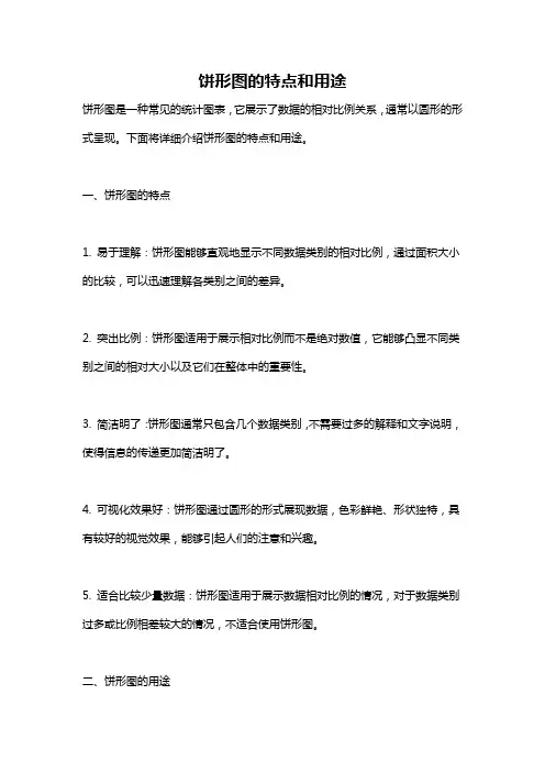饼形图的特点和用途