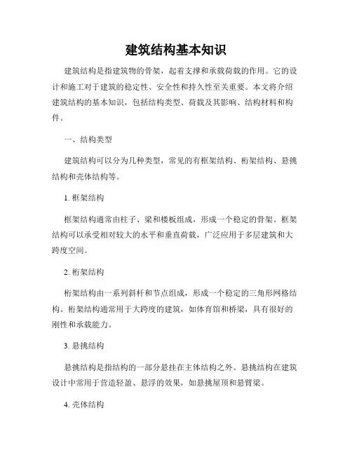 建筑结构基本知识