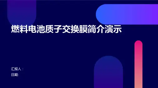燃料电池质子交换膜简介演示