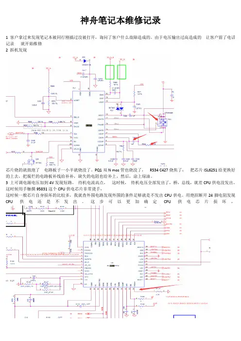 神舟笔记本维修记录(四通镇振华科技  新菜市街中段)