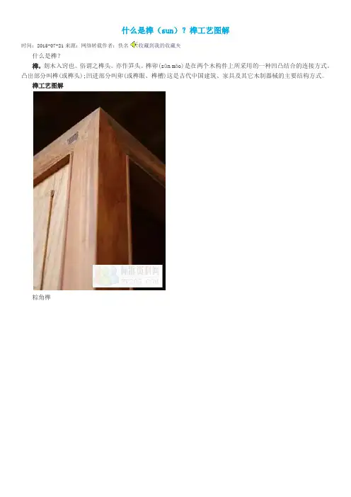 什么是榫(sun)？榫工艺图解