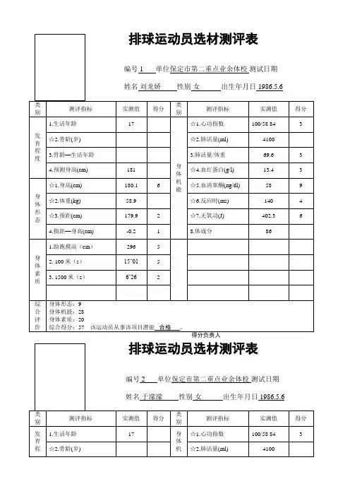 06排球