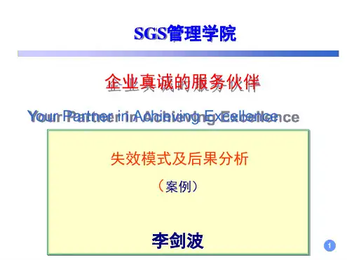 FMEA案例分析
