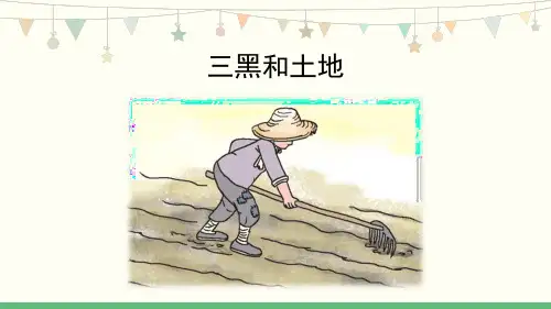 部编版六年级语文上册21《三黑和土地》课件(共13张PPT)