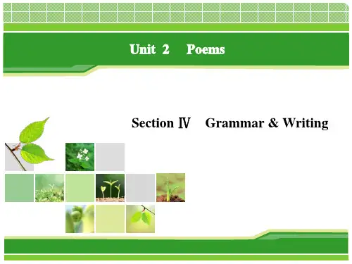 选修六课件unit 2 section 4