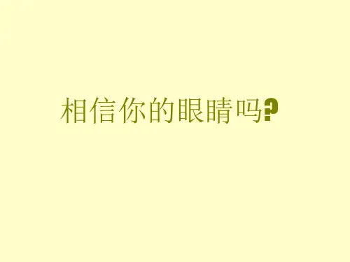 绝妙的视觉错觉图片集锦免PPT课件