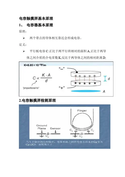 电容触摸屏原理