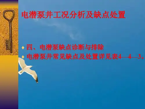 《电潜泵故障分析》ppt课件