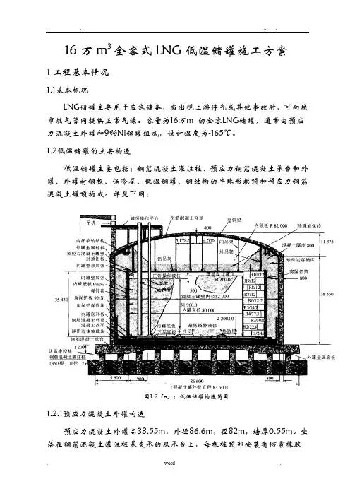 LNG低温储罐建筑施工组织设计及对策