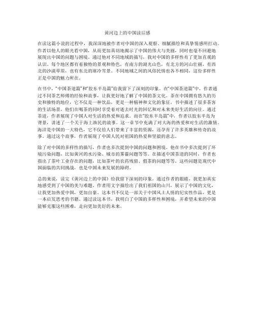 黄河边上的中国读后感