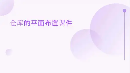仓库的平面布置课件