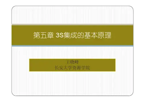 3S技术集成教案——第五章_3S集成的基本原理