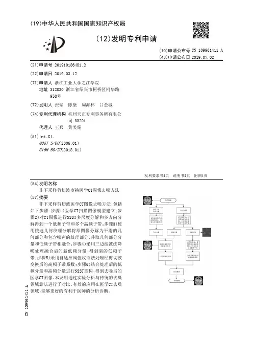 【CN109961411A】非下采样剪切波变换医学CT图像去噪方法【专利】