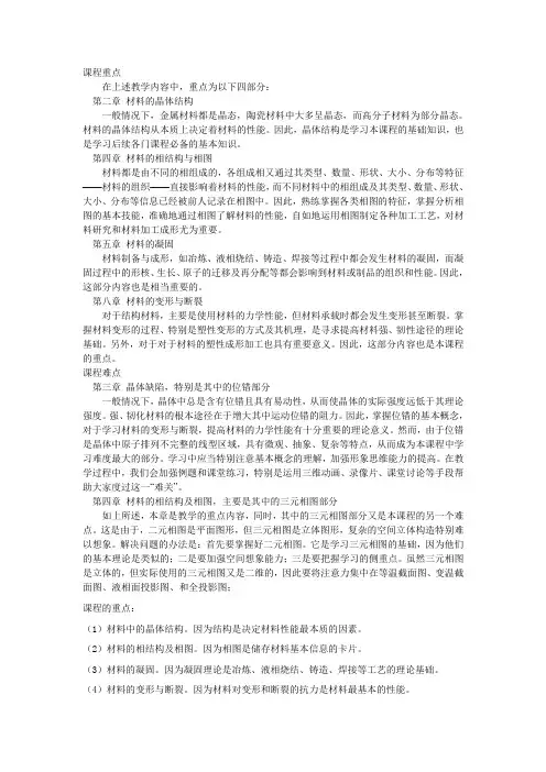 西安交大研究生材料科学基础判断题