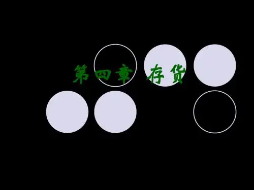 第四章  存货 156页PPT文档