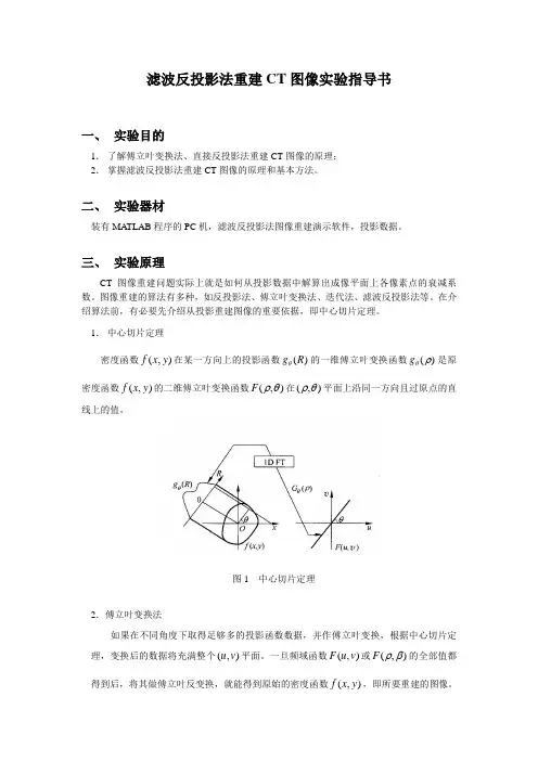 滤波反投影