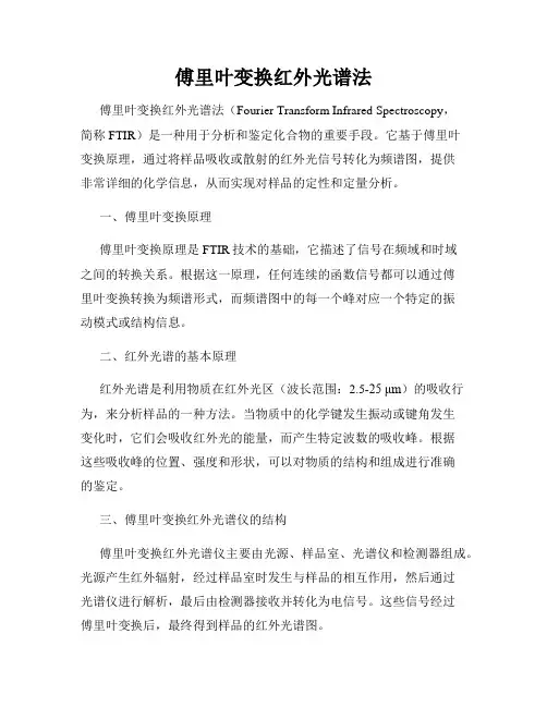 傅里叶变换红外光谱法