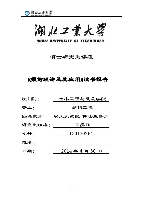 损伤理论读书报告