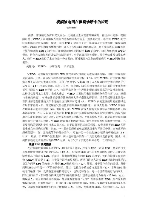 视频脑电图