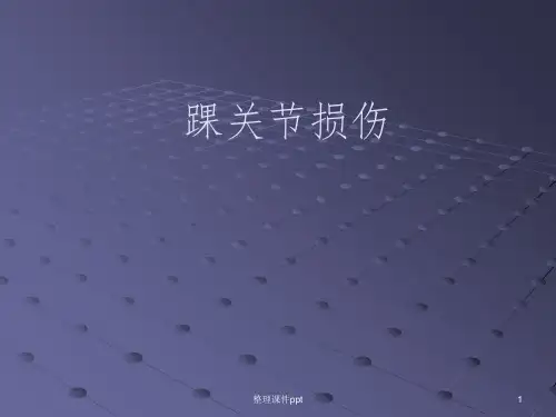 《踝关节损伤》PPT课件