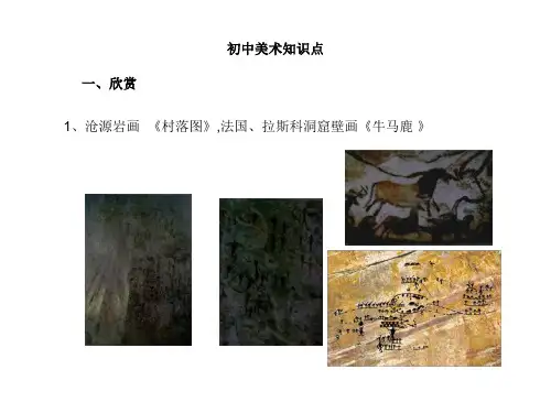 美术中考复习资料