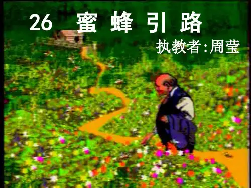 小学二年级下学期语文第26课蜜蜂引路PPT  实用教学课件