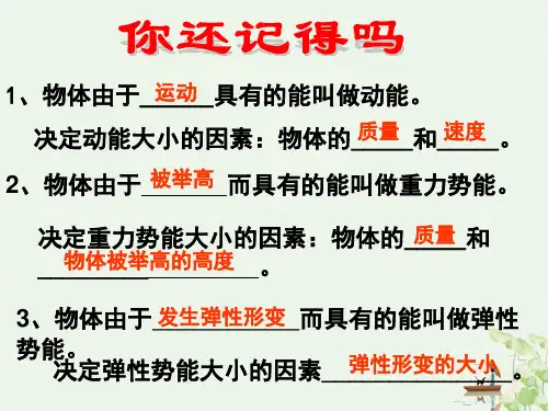 北师大版九级物理第十章第二节内能