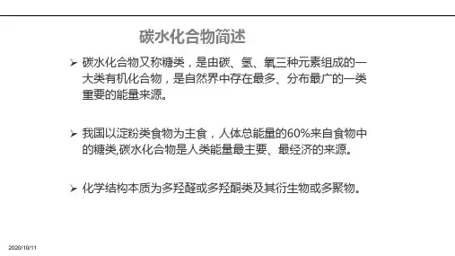 糖类知识介绍