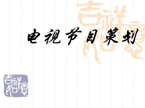 电视节目策划-63页PPT资料