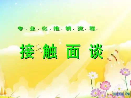 专业化推销流程