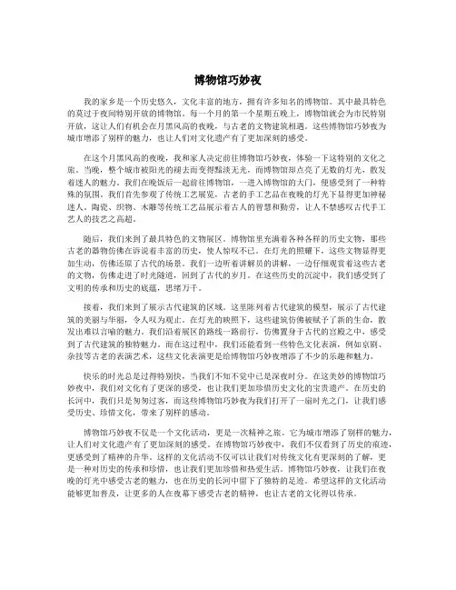 博物馆巧妙夜