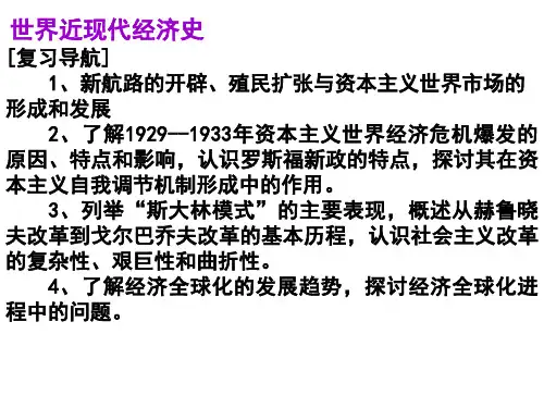 世界近现代经济史.