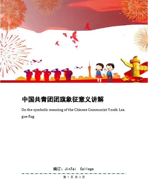 中国共青团团旗象征意义讲解