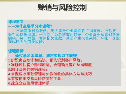 赊销与风险控制1