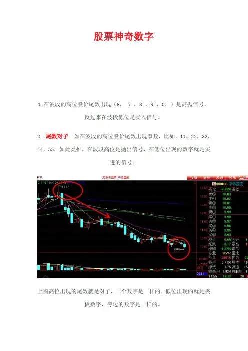 股票神奇数字