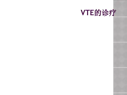 VTE的诊疗