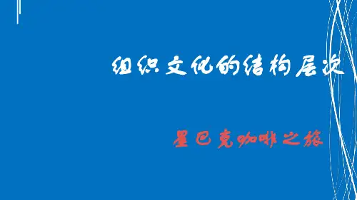 星巴克组织结构PPT课堂作业